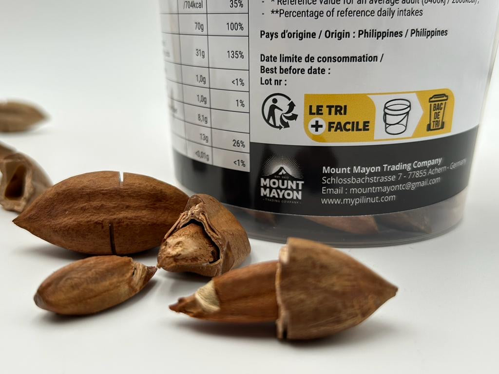 Pili nuts in shell "Bucket to go" 700g