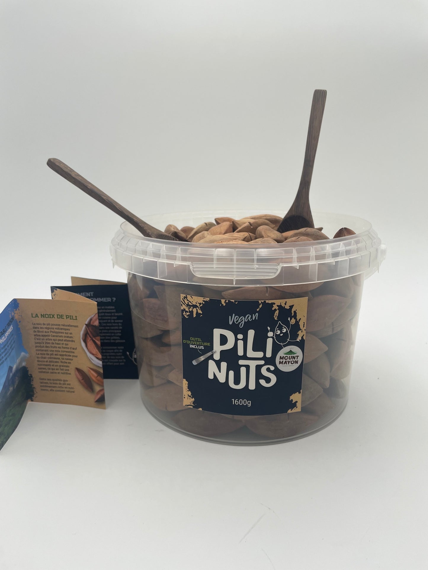 Noix de pili en coque " Seau Familial " 1600g