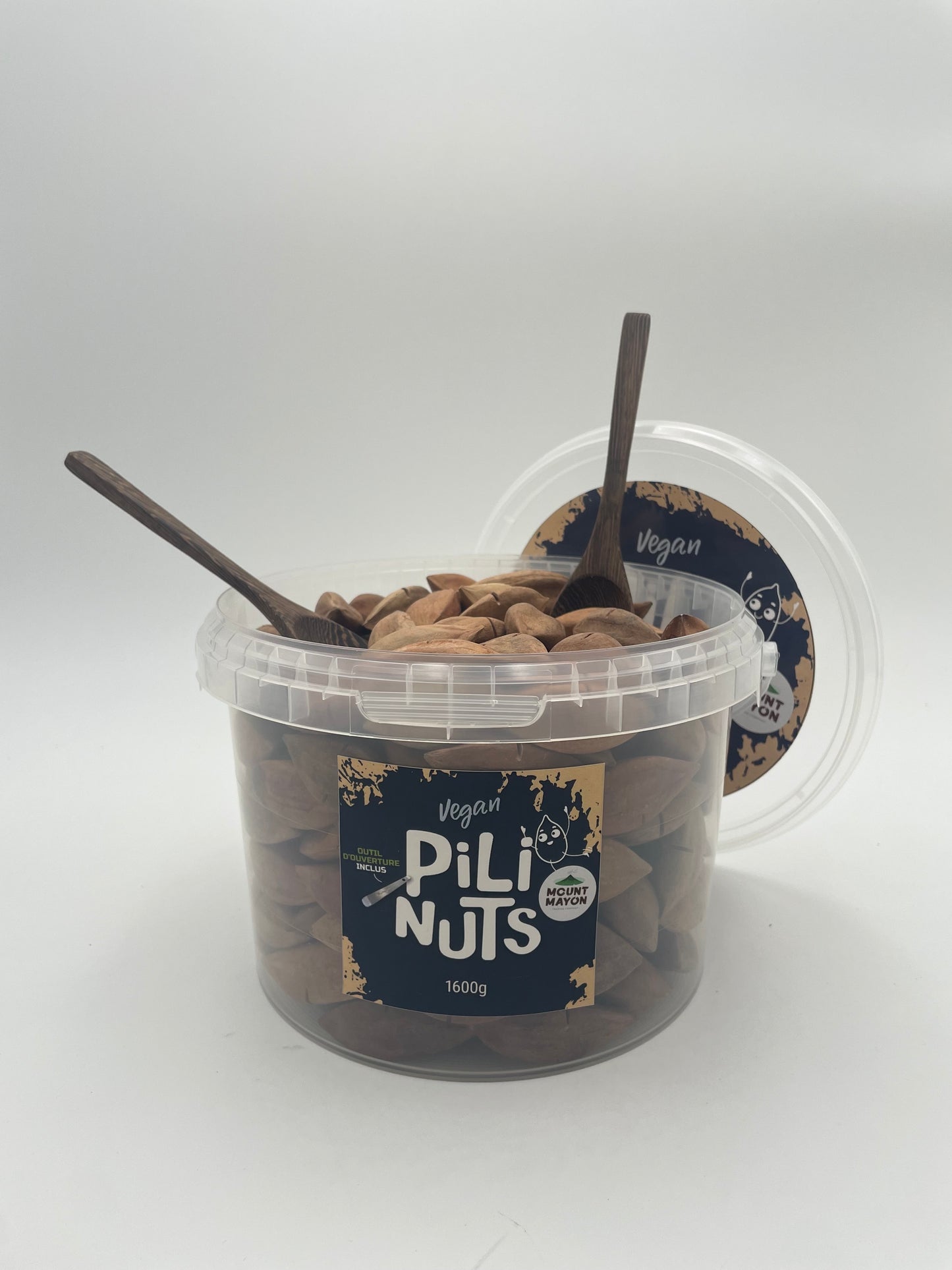 Noix de pili en coque " Seau Familial " 1600g